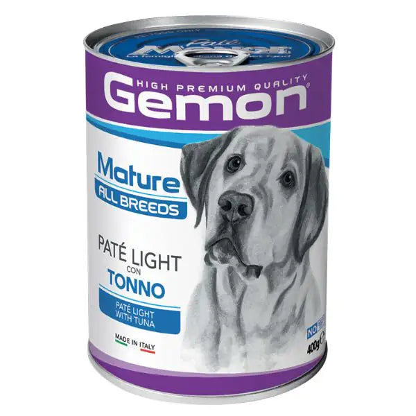 Monge Gemon Dog Mature All Breeds Patè Light 400 gr   bauzaarit.myshopify.com