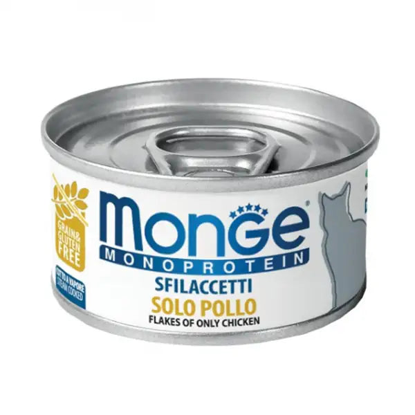 Monge Monoprotein SOLO Sfilaccetti Grain Free Cat Adult 80 gr   Bauzaar.it