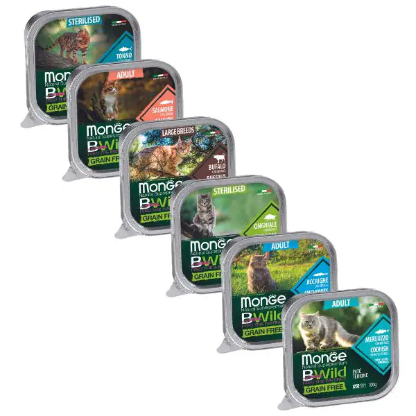 Monge Natural Super Premium Bwild Grain Free Cat 100 gr   bauzaarit.myshopify.com