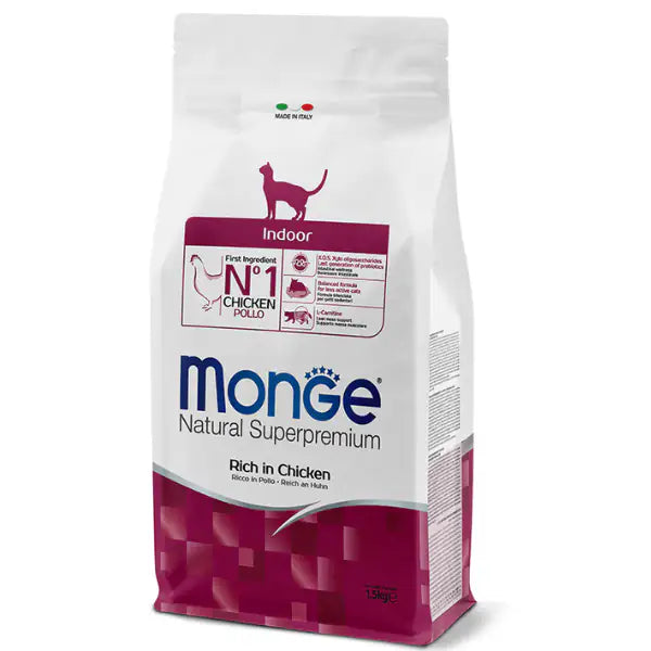 Monge Natural Superpremium Indoor Pollo   bauzaarit.myshopify.com