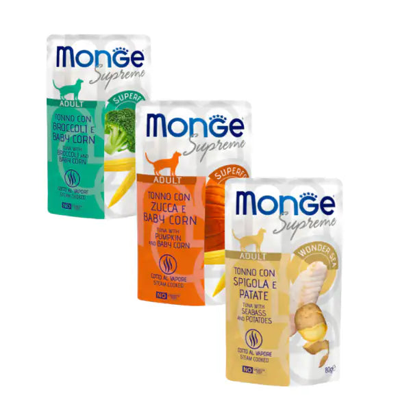 Monge Supreme Cat Adult in salsa bustina da 80 gr   bauzaarit.myshopify.com