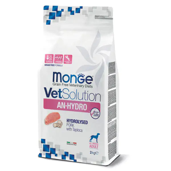 Monge VetSolution Canine An-Hydro Grain Free Adult Maiale   Bauzaar.it