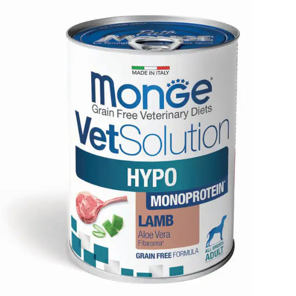 Monge VetSolution Canine Hypo Monoprotein Grain Free 400 gr  Agnello bauzaarit.myshopify.com