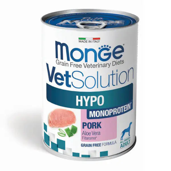 Monge VetSolution Canine Hypo Monoprotein Grain Free 400 gr  Maiale bauzaarit.myshopify.com