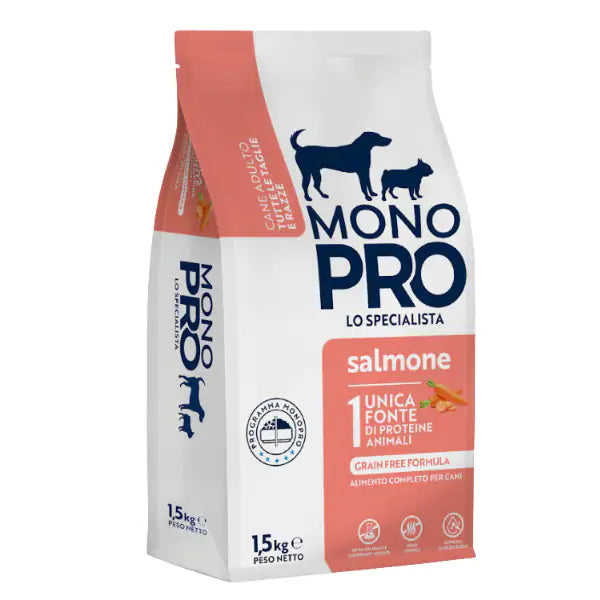 Monopro lo specialista Adult All Breeds Grain Free Salmone  1,5 kg bauzaarit.myshopify.com