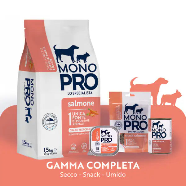 Monopro lo specialista Adult All Breeds Grain Free Salmone   bauzaarit.myshopify.com