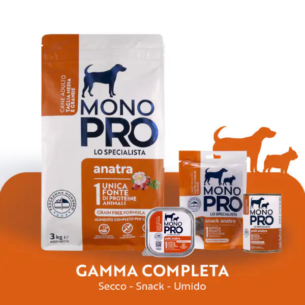 Monopro lo specialista Adult Medium/Large Grain Free Anatra   bauzaarit.myshopify.com