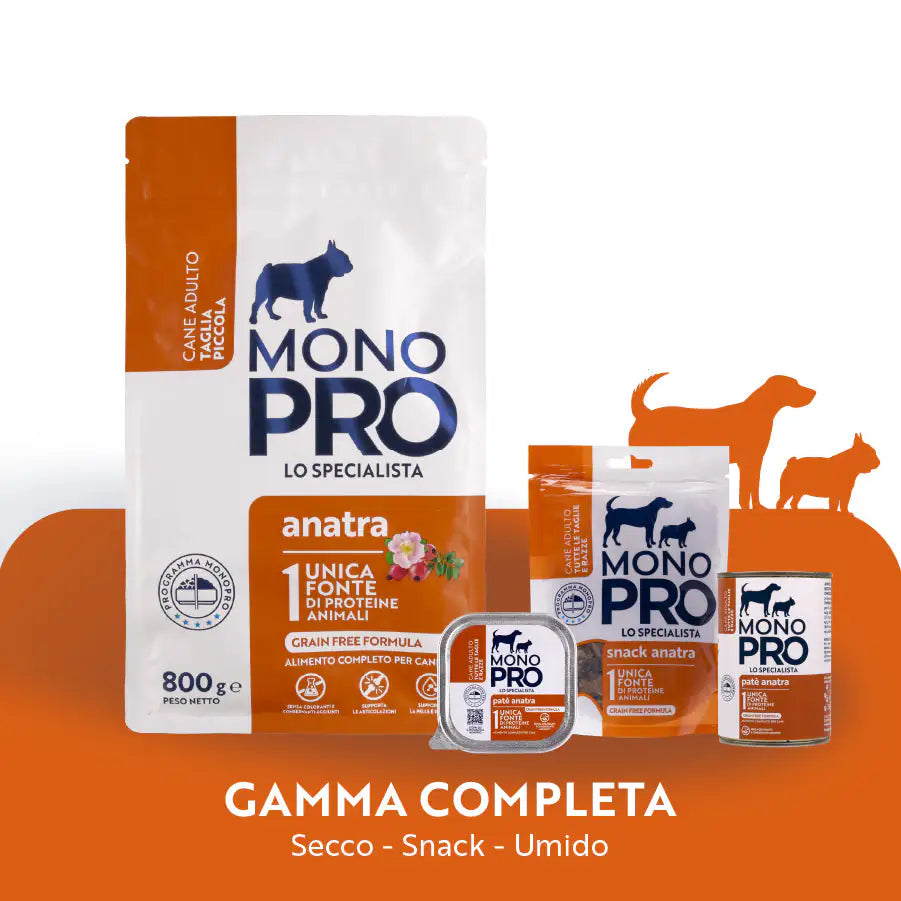 Monopro lo specialista Adult Mini Grain Free Anatra   bauzaarit.myshopify.com