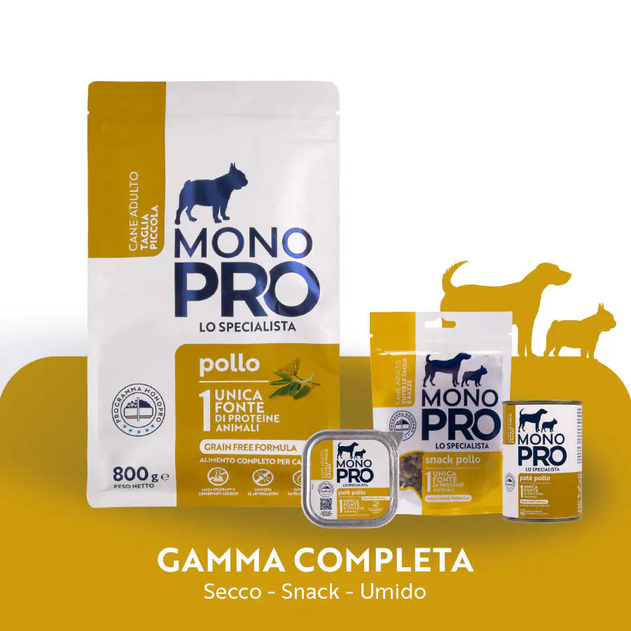 Monopro lo specialista Adult Mini Grain Free Pollo   bauzaarit.myshopify.com