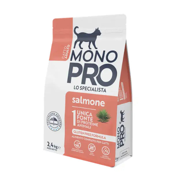 Monopro lo specialista Cat Adult Grain Free Salmone  2,4 kg Bauzaar.it