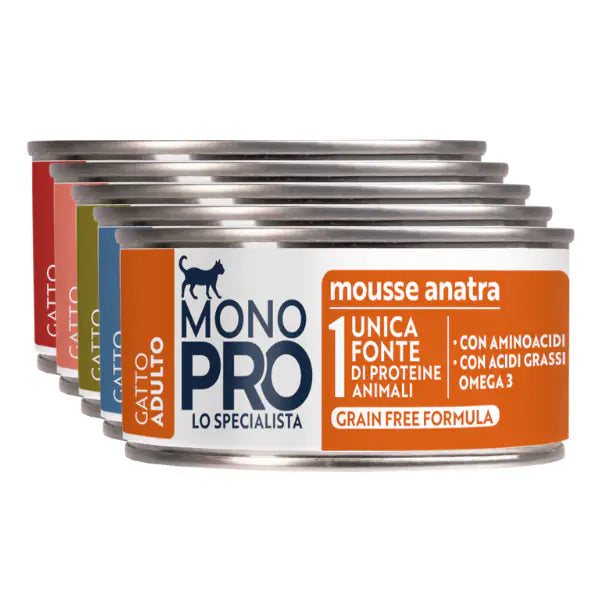 Monopro lo specialista Cat Adult Mousse Grain Free 85 gr   bauzaarit.myshopify.com