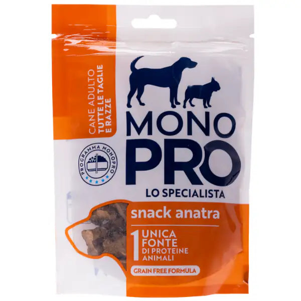 Monopro lo specialista Dog Adult All Breeds Biscotti Grain Free 100 gr  Anatra bauzaarit.myshopify.com