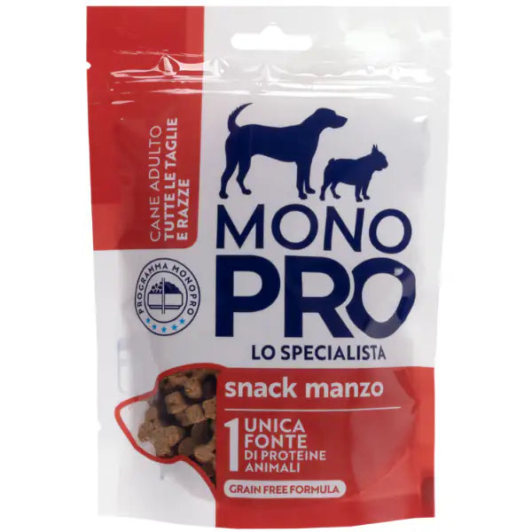 Monopro lo specialista Dog Adult All Breeds Biscotti Grain Free 100 gr  Manzo bauzaarit.myshopify.com