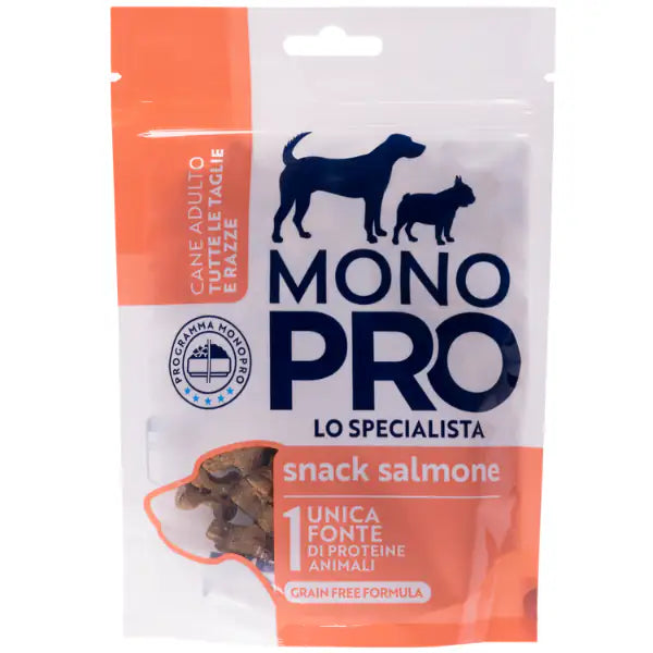 Monopro lo specialista Dog Adult All Breeds Biscotti Grain Free 100 gr  Salmone bauzaarit.myshopify.com