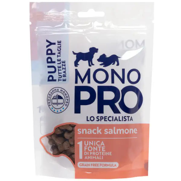 Monopro lo specialista Dog Puppy All Breeds Biscotti Grain Free 100 gr  Salmone bauzaarit.myshopify.com