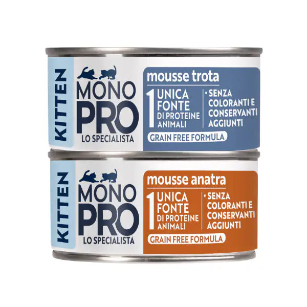 Monopro lo specialista Kitten grain Free Patè 85 gr   bauzaarit.myshopify.com