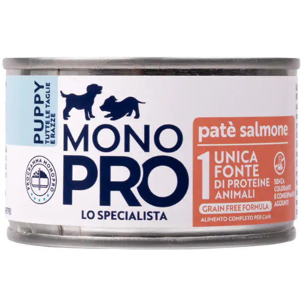 Monopro lo specialista Puppy All Breeds Patè Grain Free 150 gr   bauzaarit.myshopify.com