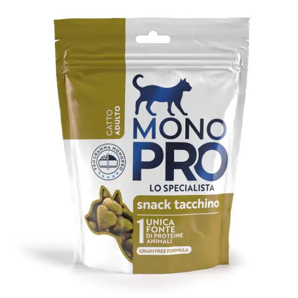 Monopro lo specialista snack Grain Free per gatti 50 gr  Tacchino bauzaarit.myshopify.com