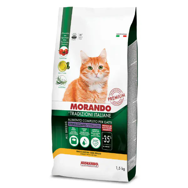 Morando Tradizioni Italiane Cat Adult Sterilized Pollo   Bauzaar.it