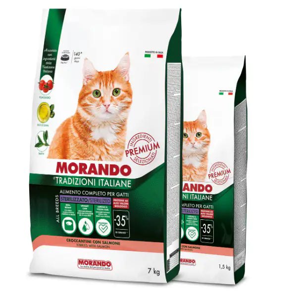 Morando Tradizioni Italiane Cat Adult Sterilized Salmone   Bauzaar.it