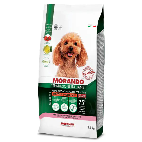Morando Tradizioni Italiane Dog Adult Mini Maiale e ortaggi   Bauzaar.it