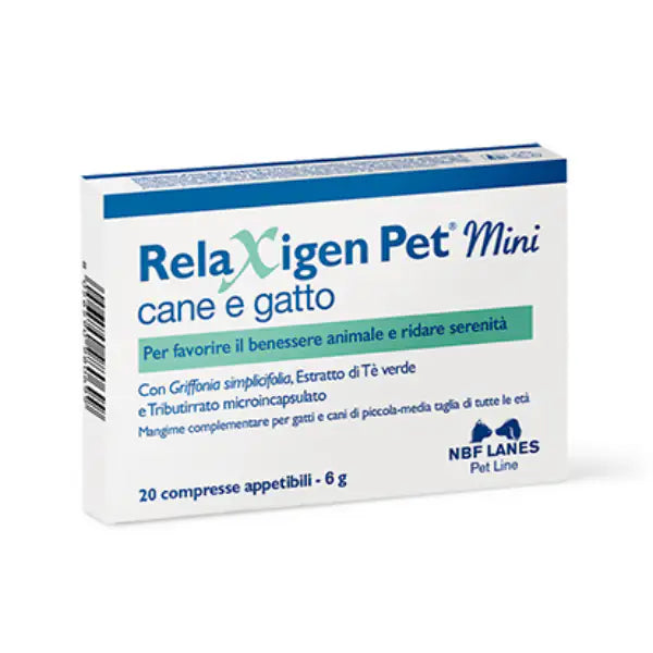 NBF Relaxigen Pet Mini  Confezione da 20 compresse bauzaarit.myshopify.com
