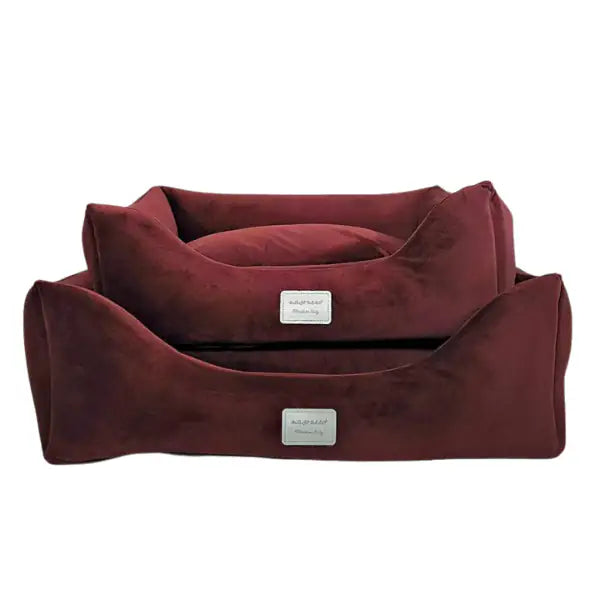 Nasonero Divano in velluto sfoderabile  Bordeaux - 3a misura: 70 x 50 cm bauzaarit.myshopify.com