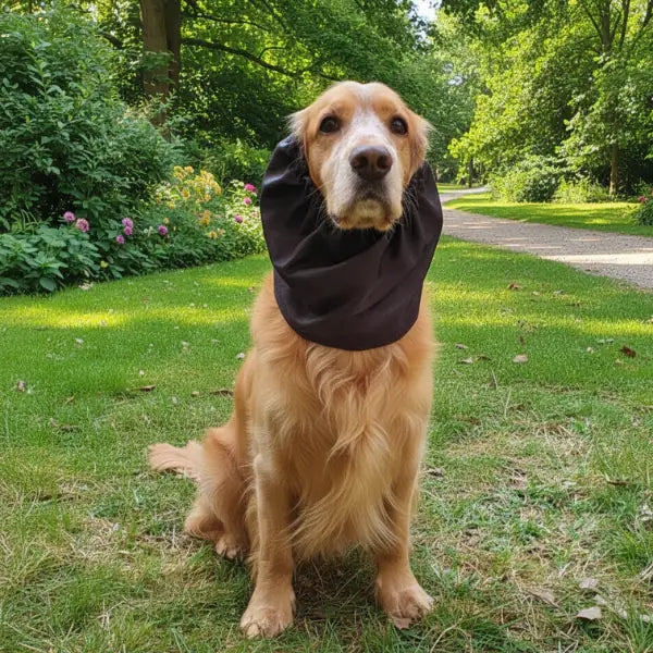Nasonero Paraorecchie Nero per cani in tessuto tecnico   bauzaarit.myshopify.com