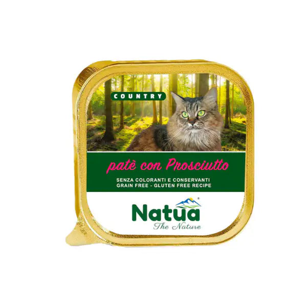 Natua Country Cat Adult Patè Grain Free 100 gr  Prosciutto bauzaarit.myshopify.com