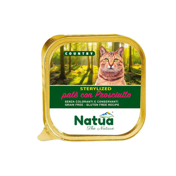 Natua Country Cat Adult Sterilised Patè Grain Free 100 gr   bauzaarit.myshopify.com