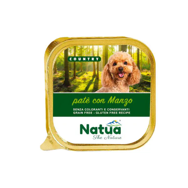 Natua Country Dog Adult Patè Grain Free 100 gr  Manzo bauzaarit.myshopify.com