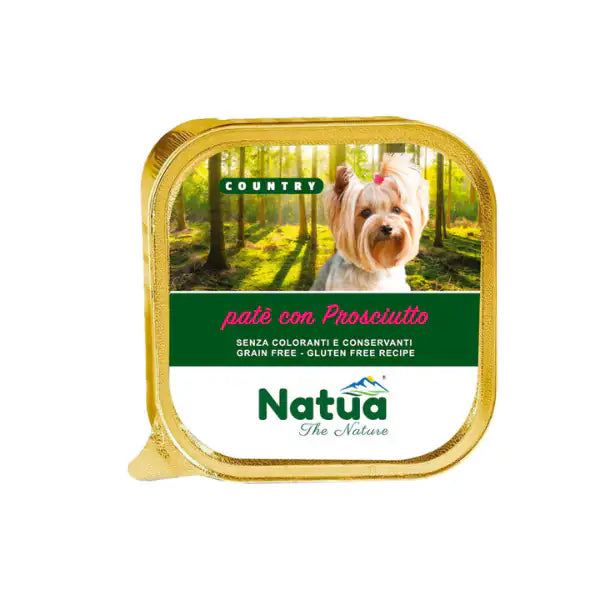 Natua Country Dog Adult Patè Grain Free 100 gr  Prosciutto bauzaarit.myshopify.com
