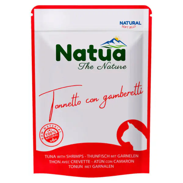 Natua Natural Cat Adult in Jelly cottura al vapore 70 gr  Tonnetto e gamberetti bauzaarit.myshopify.com
