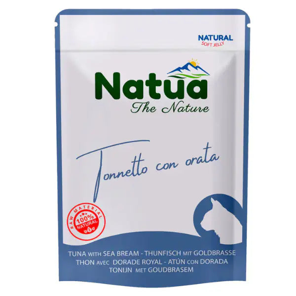 Natua Natural Cat Adult in Jelly cottura al vapore 70 gr  Tonnetto e orata bauzaarit.myshopify.com