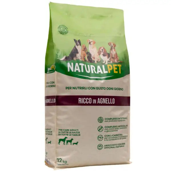 NaturalPet Adult All Breeds Agnello  12 kg bauzaarit.myshopify.com