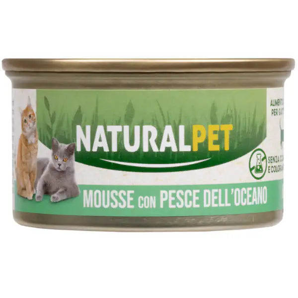NaturalPet Cat Adult Mousse 85 gr  Pesce bauzaarit.myshopify.com
