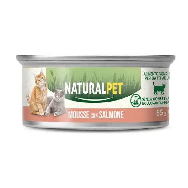 NaturalPet Cat Adult Mousse 85 gr  Salmone bauzaarit.myshopify.com
