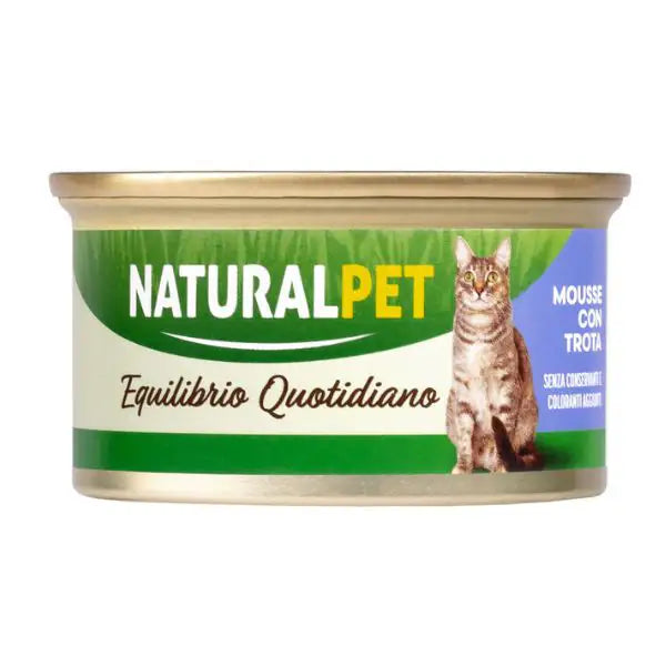 NaturalPet Cat Adult Mousse Equilibrio Quotidiano 85 gr  Trota bauzaarit.myshopify.com