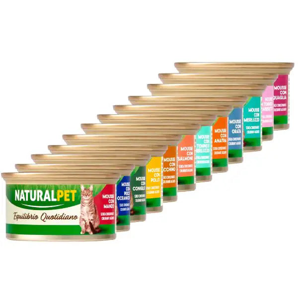 NaturalPet Cat Adult Mousse Equilibrio Quotidiano 85 gr   bauzaarit.myshopify.com