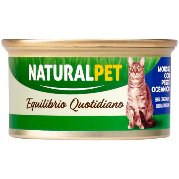 NaturalPet Cat Adult Mousse Equilibrio Quotidiano 85 gr   bauzaarit.myshopify.com