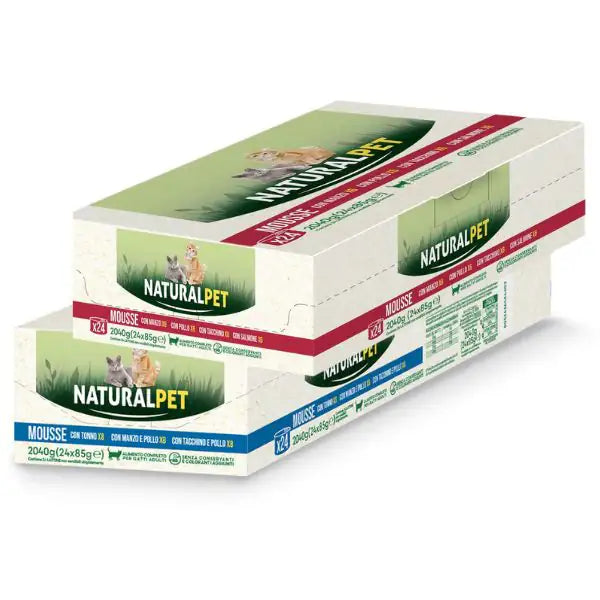 NaturalPet Cat Adult Mousse multipack 24x85 gr   bauzaarit.myshopify.com