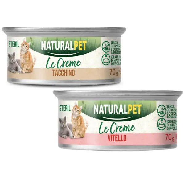 NaturalPet Cat Adult Sterilised le Creme 70 gr   Bauzaar.it