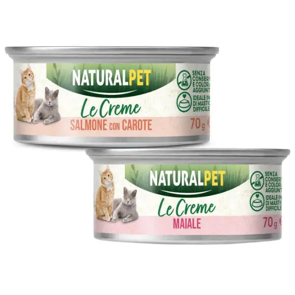 NaturalPet Cat Adult le Creme 70 gr   Bauzaar.it