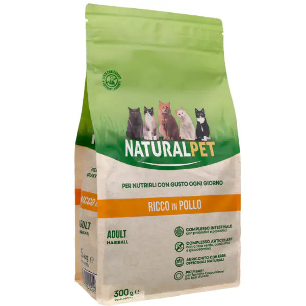 NaturalPet Cat Hairball Pollo  300 gr bauzaarit.myshopify.com