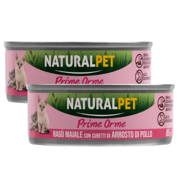 NaturalPet Cat Kitten Ragù Prime Orme 85 gr   bauzaarit.myshopify.com