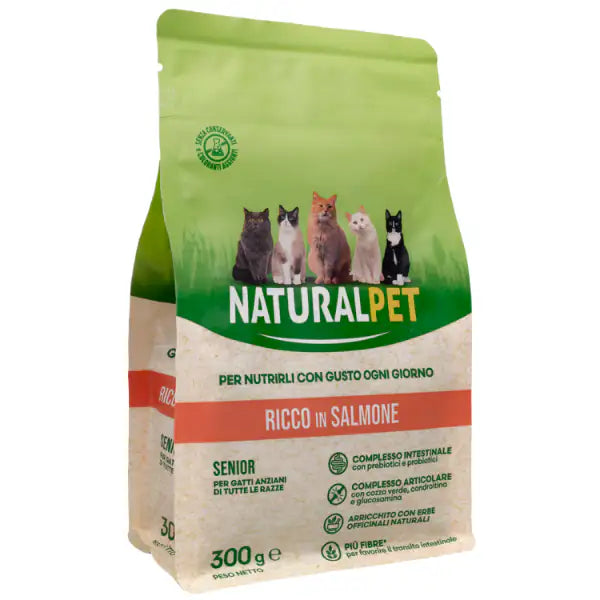 NaturalPet Cat Senior Salmone   bauzaarit.myshopify.com