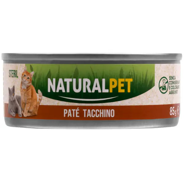 NaturalPet Cat Sterilized Patè 85 gr  Tacchino bauzaarit.myshopify.com