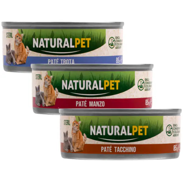 NaturalPet Cat Sterilized Patè 85 gr   bauzaarit.myshopify.com