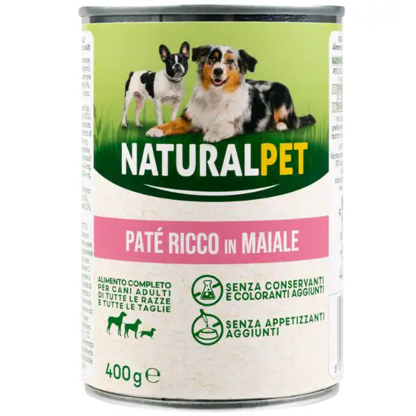 NaturalPet Dog Adult Patè All Breeds 400 gr
