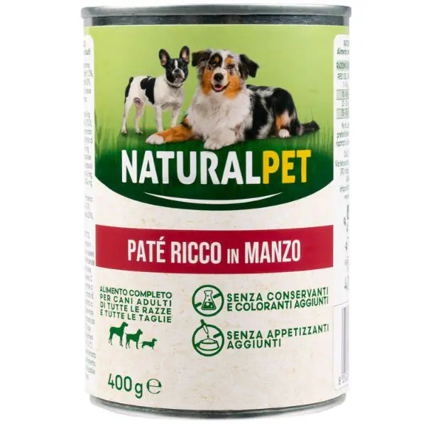 NaturalPet Dog Adult Patè All Breeds 400 gr